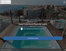Tablet Screenshot of hotelcaserio.com